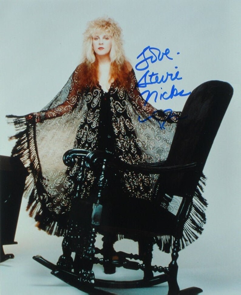 STEVIE NICKS SIGNED Autographed Photo Poster painting Fleetwood Mac wcoa