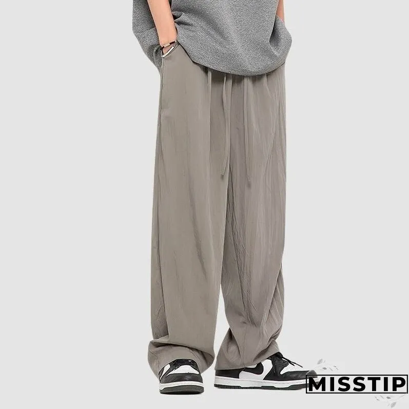 Simple Straight Leg Yamamoto Pants