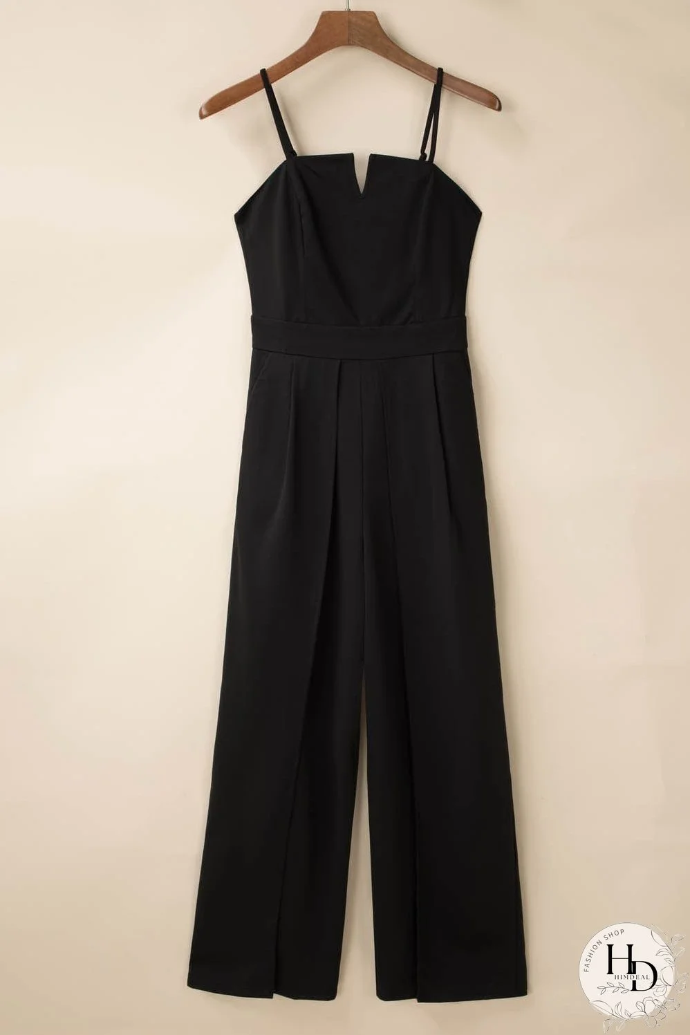 Statement Jumpsuit with High Slit