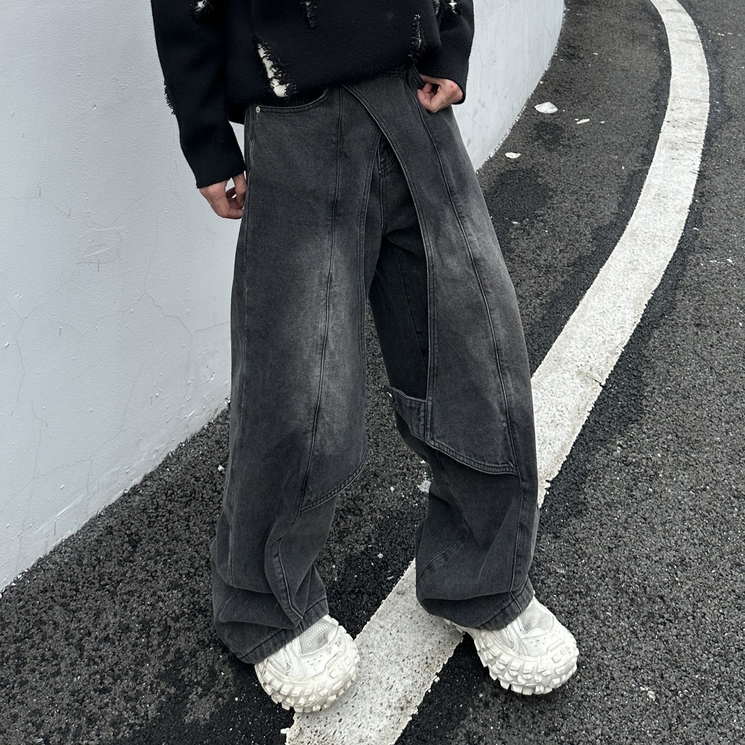 Street Retro Oversized Jeans