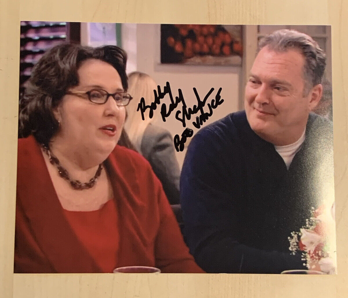 BOBBY RAY SHAFER SIGNED 8x10 Photo Poster painting ACTOR AUTOGRAPHED THE OFFICE SHOW RARE COA