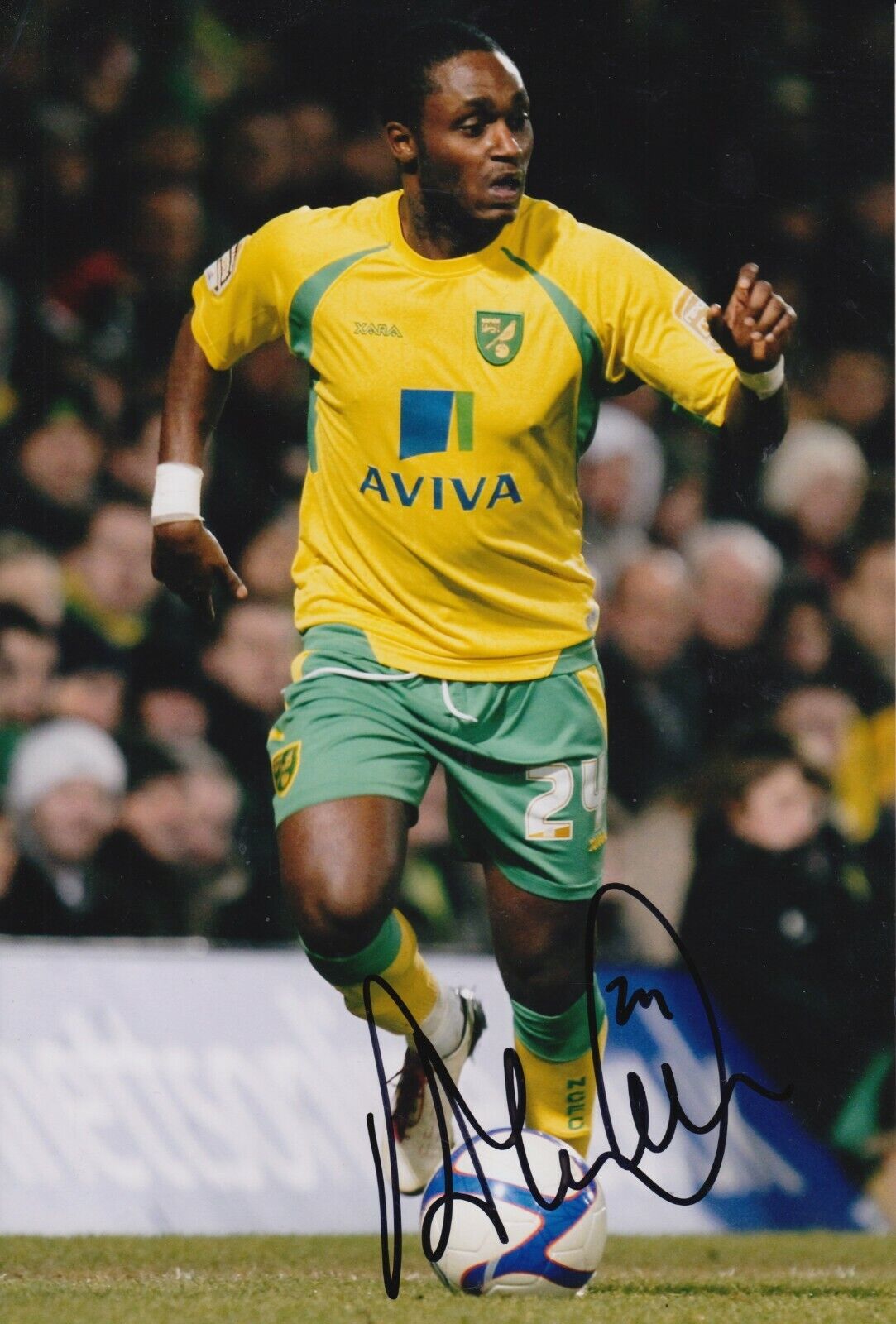 Anthony McName Hand Signed 12x8 Photo Poster painting - Norwich City - Football Autograph.