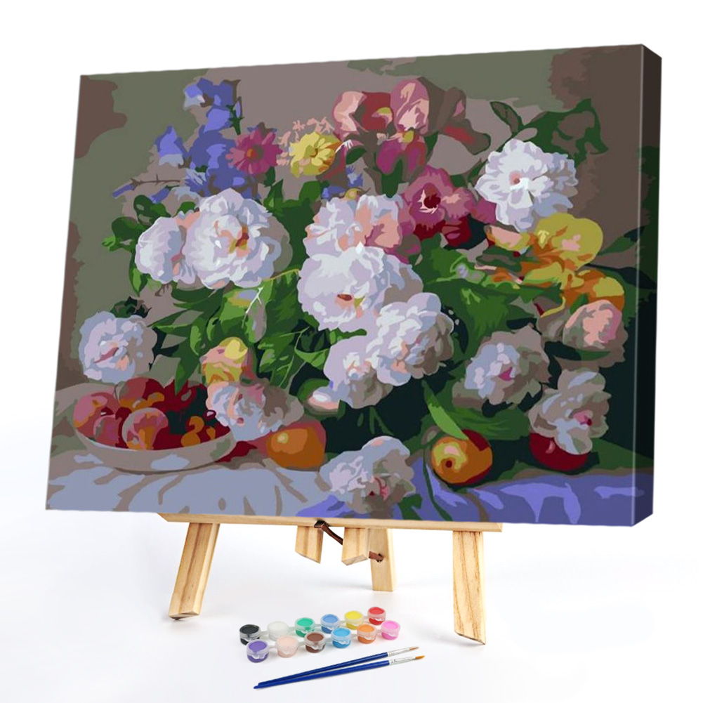 

40*50CM Paint By Numbers-Desk Flower, 501 Original