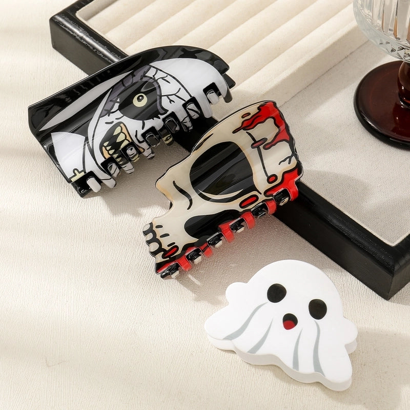 Halloween Funny Women's Color Block Arylic Hair Claws