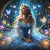Diamond Painting -DIY Round Drill Cinderella(40x40cm)