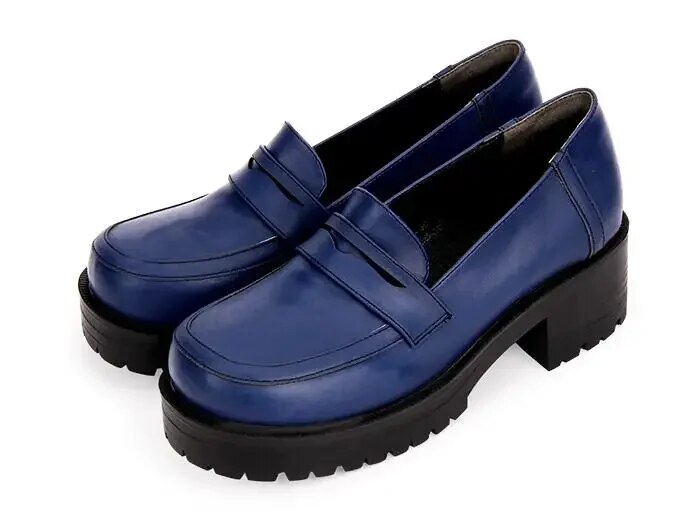 VCshoesWoman Mori Girl Lolita Cosplay Shoes Lady Mid High Heels Pumps Women Student College Dress Party Shoes 35-39 5cm