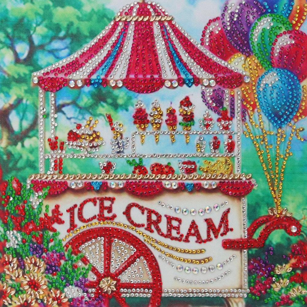 

30*30CM - Special Shaped Diamond Painting - Ice Cream, 501 Original