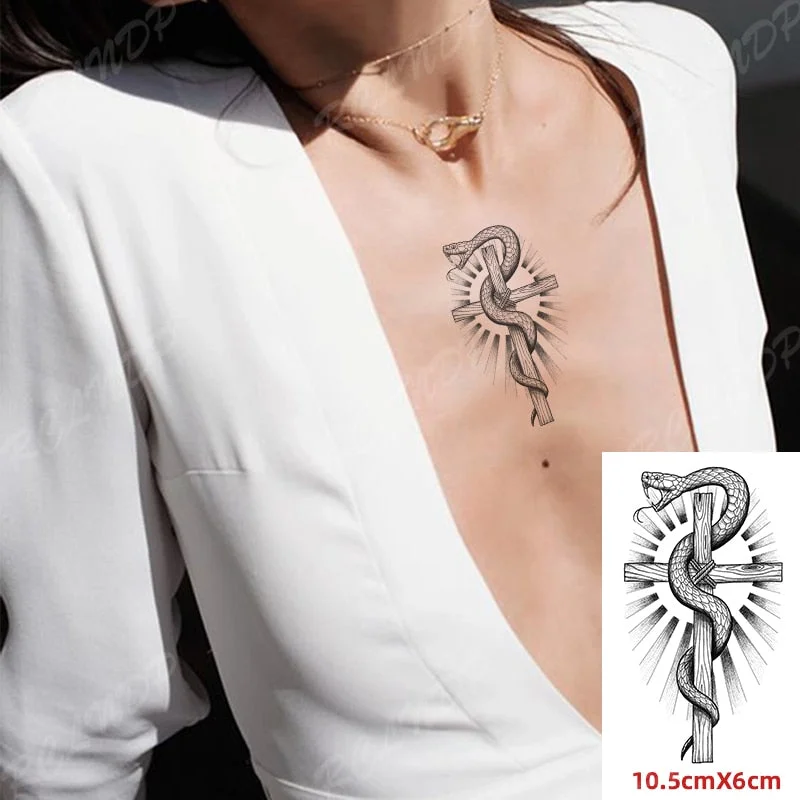 Waterproof Temporary Tattoo Sticker Shark Big Fish Anchor Sea Animal Body Art Flash Tatto Fake Tatoo for Women Men