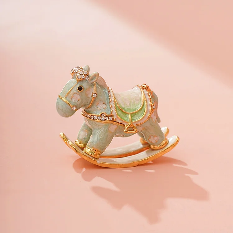 Luxurious Sweet Pony Enamel Jewelry Box
