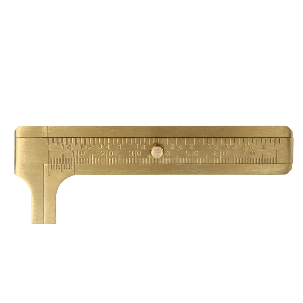 

Measurement Tool Pocket 80Mm Mini Brass Sliding Gauge Vernier Calip, 501 Original