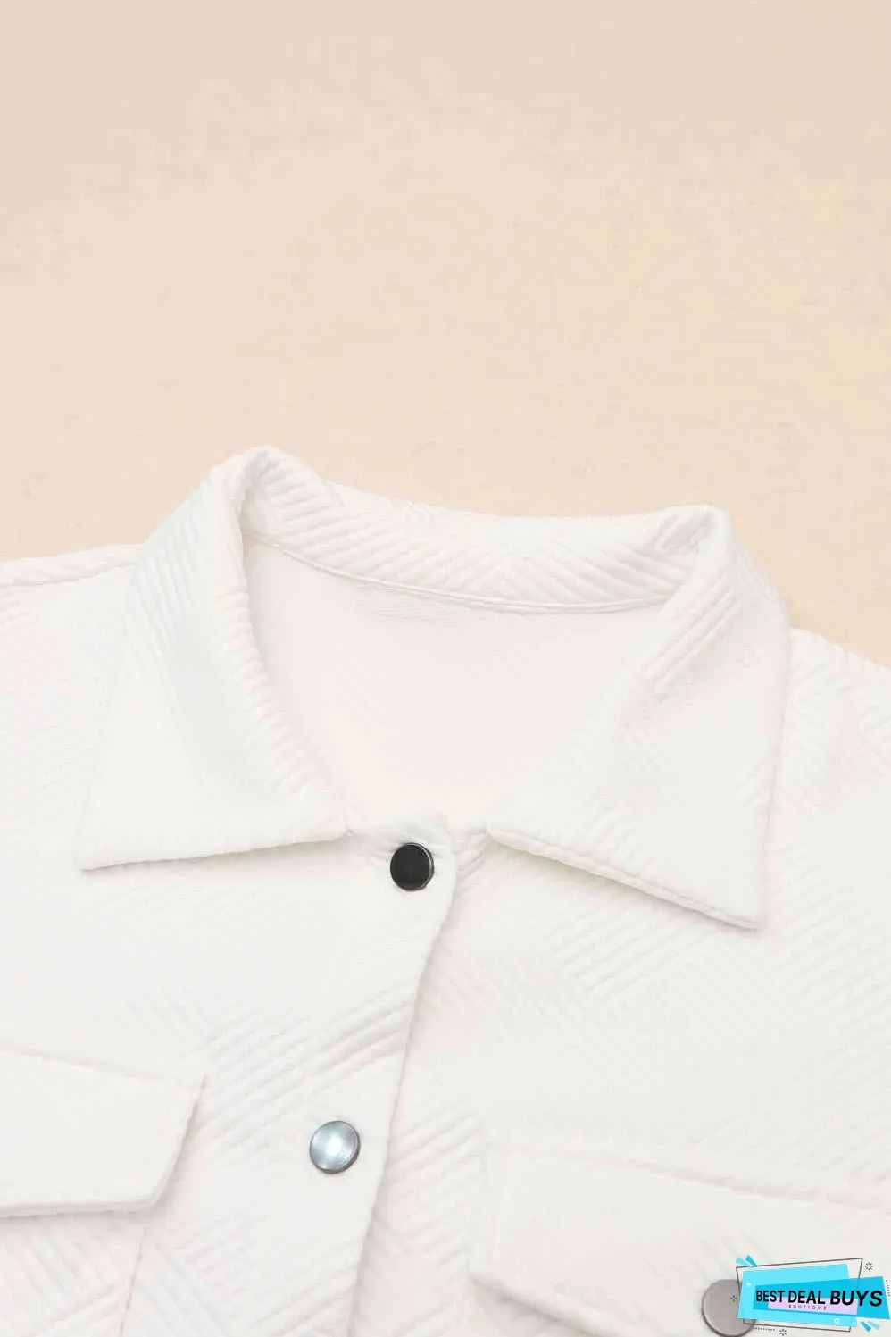 Snap Down Collared Jacket