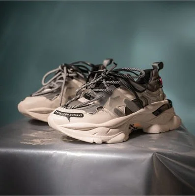 Brand Sneakers Women Platform Shoes Fashion Thick Sole Sport Shoes Ladies Trainers Casual Chunky Sneakers Women Basket Femme