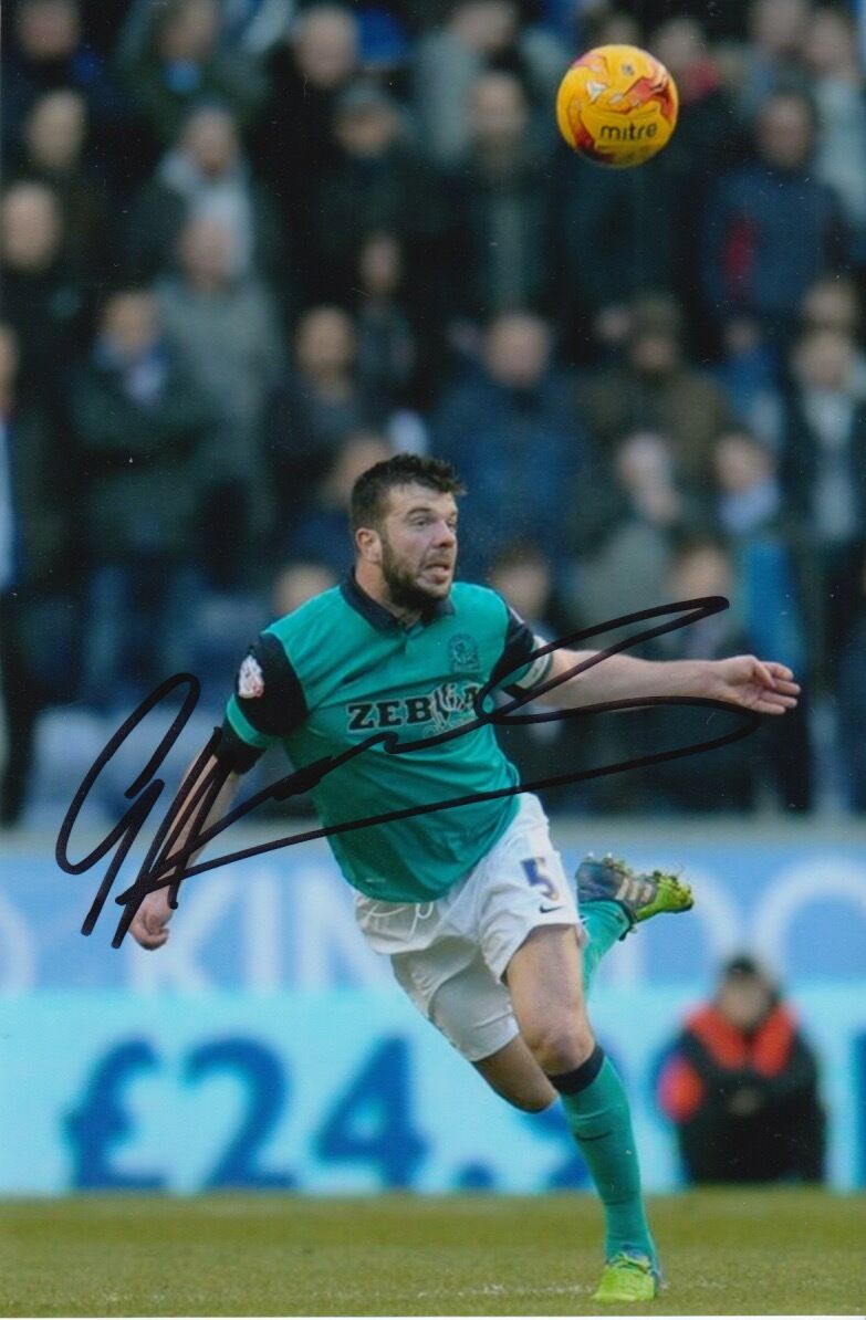 BLACKBURN ROVERS HAND SIGNED GRANT HANLEY 6X4 Photo Poster painting 1.