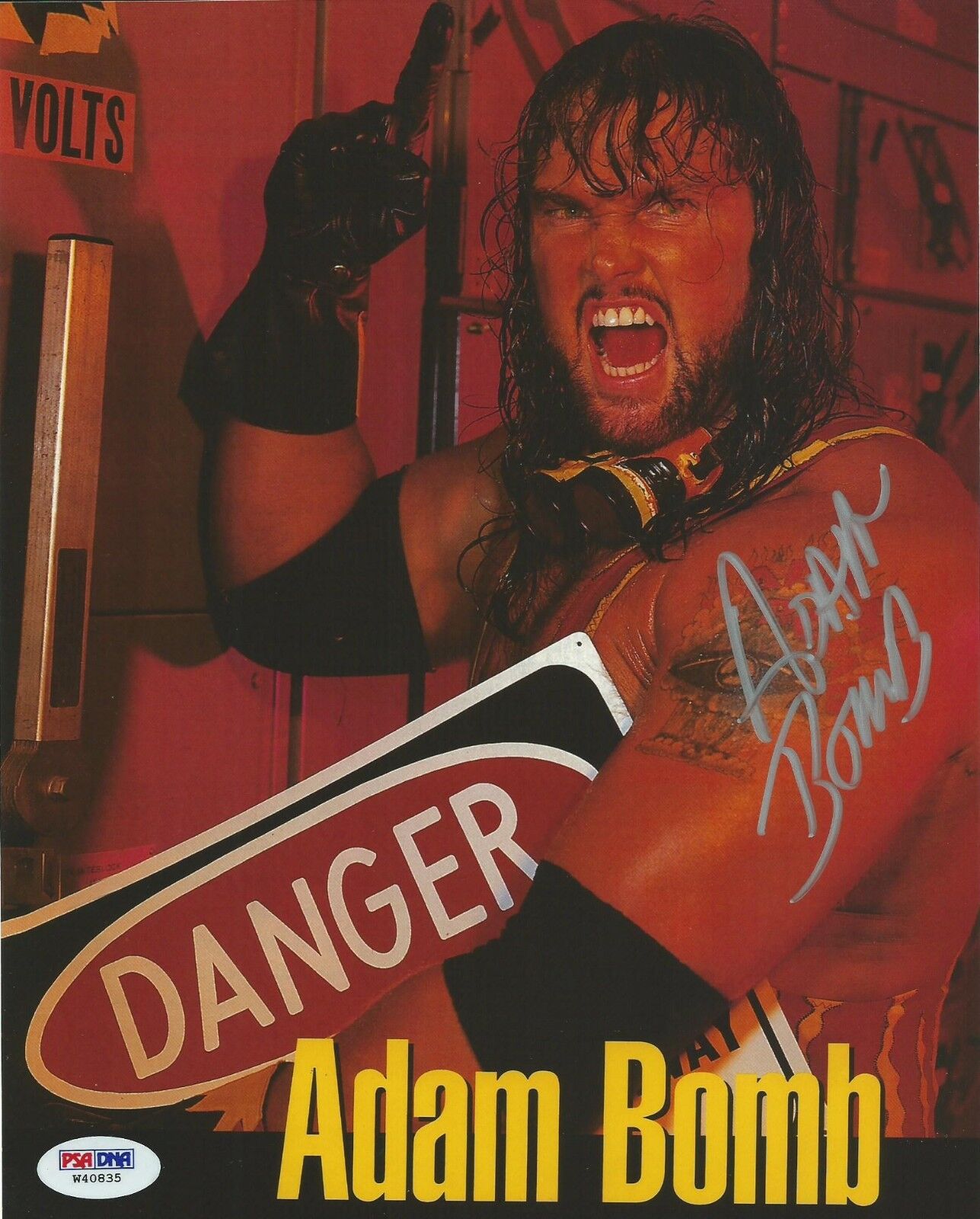 Adam Bomb Signed 8x10 Photo Poster painting PSA/DNA WWE Wrestling Picture Autograph Bryan Clark