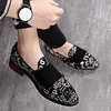New Casual Men's Fashion Belt Buckle Leather Shoes -Dress Shoes