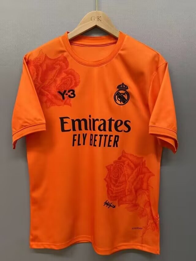 24/25 Football Shirt Real Madrid Y3 Orange Thai quality