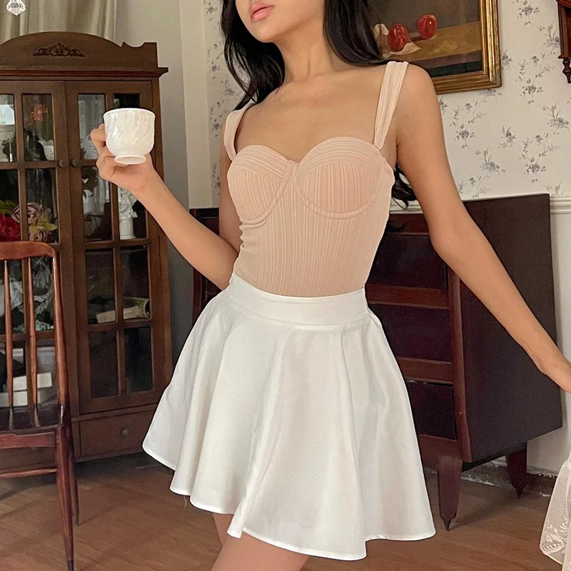 Uveng Uveng Summer New Women's Sexy Hot Girl Knit Thread Wrapped Chest Sling One-Piece Swimsuit