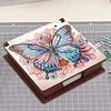 Wooden DIY Butterfly Flower Diamond Painting Kit Note Box with 160 Papers Gifts