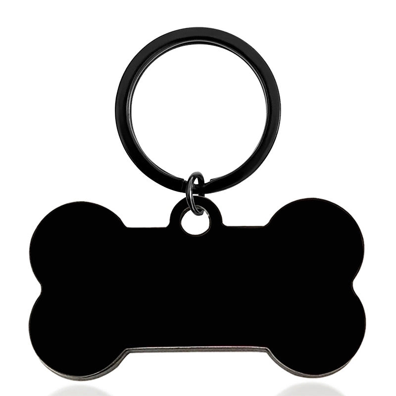 Key Chain Spot Stainless Steel Blank Laser Color Printing Material Holiday Gift Lettering Metal Key Chain