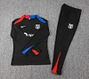 2024/2025 Barcelona Half-Pull Training Suit Black  Football Jersey 1:1 Thai Quality
