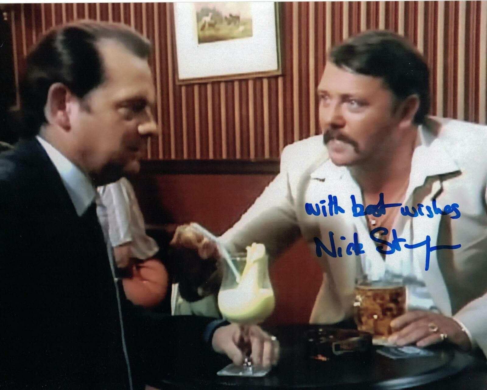 NICK STRINGER - Jumbo Mills in Only Fools and Horses - hand signed 10 x 8 Photo Poster painting