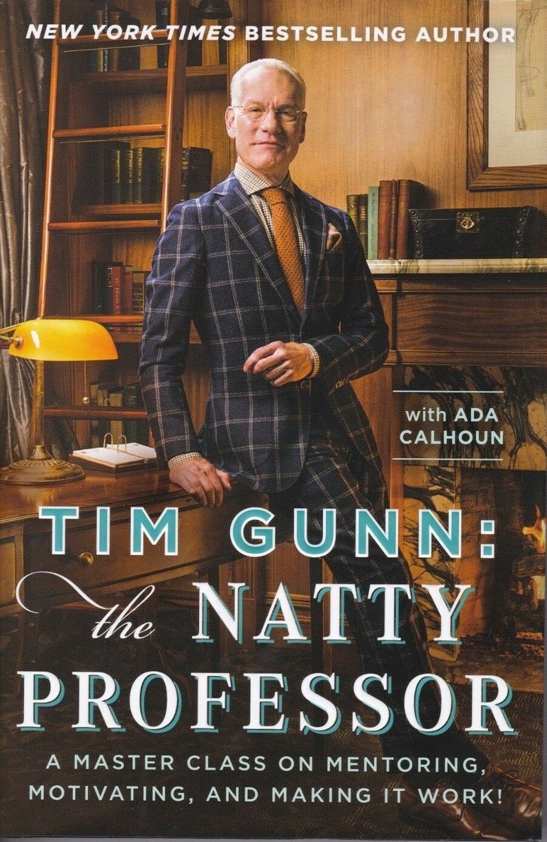 Tim gunn signed autographed 1st edition book project runway