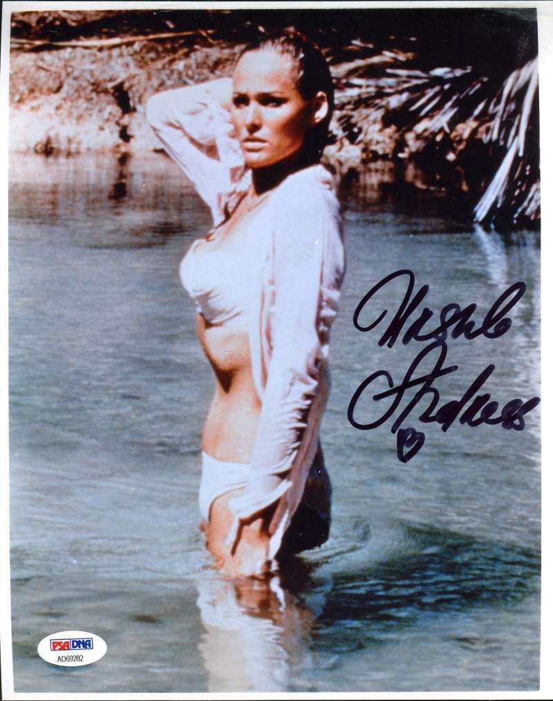 Ursula Andress Hand Signed Psa Dna Coa 8x10 Photo Poster painting Autograph Authentic James Bond