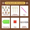 8Pcs DIY Bear Double Sided Special Shaped Diamond Painting Keychains