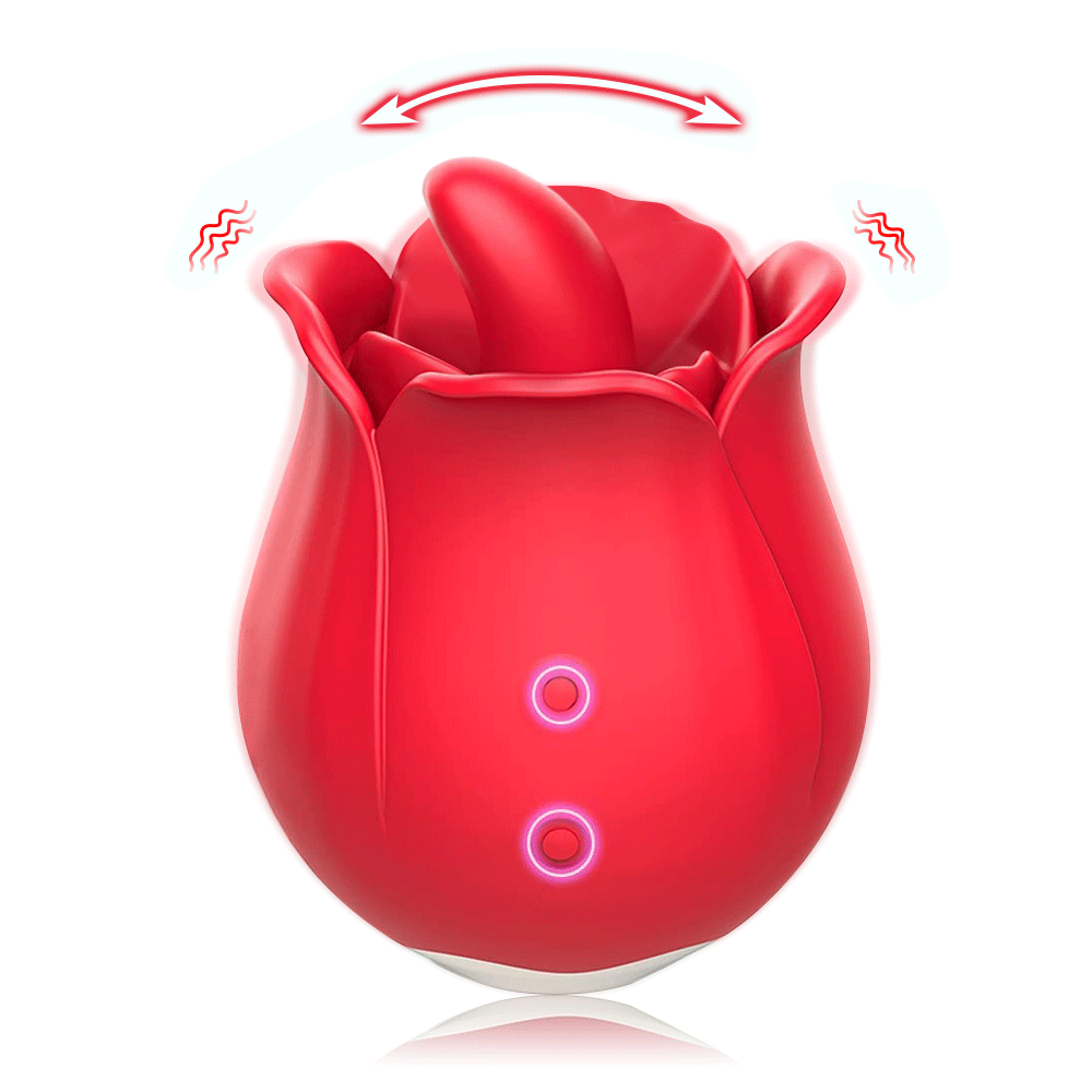rose toy, the rose toy for women, rose adult toy, rose vibrator with tongue