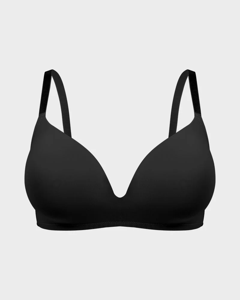 Seamless One-Piece Molded Wireless Bra