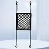 Motorcycle Helmet Storage Trunk Bag 4 Hooks Motorcycle Cargo Net Elastic Net Bag