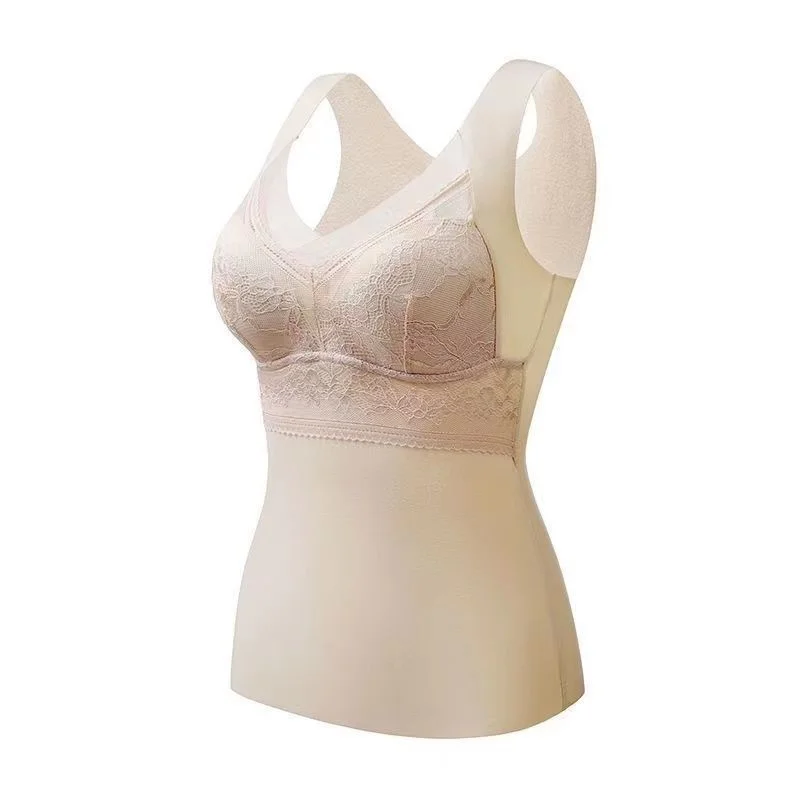 2-in-1 Built-in Bra Traceless Comfortable Thermal Underwear