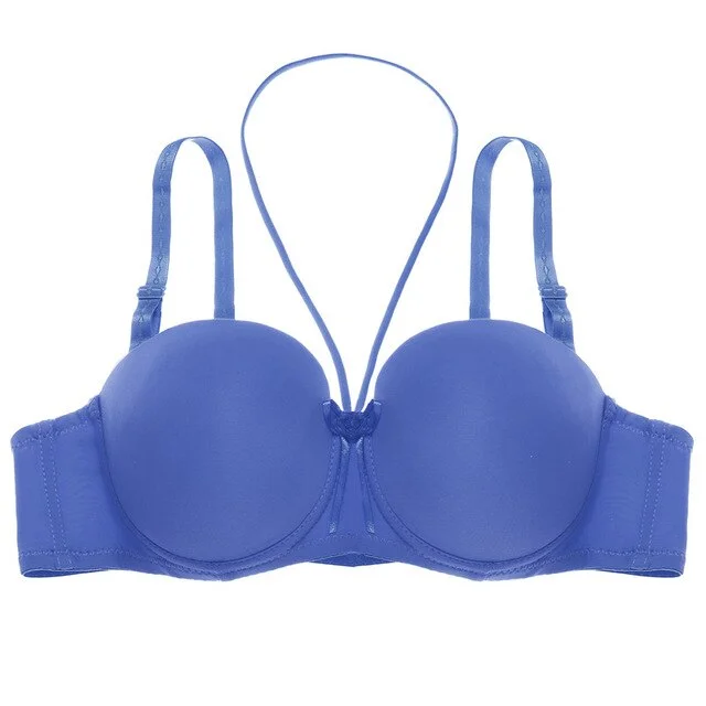 Lace Super Push Up Bra For Women Underwire Brassiere Floral Bra Underwear Sexy Ladies Bras Lingerie Thick Intimates Half Cup