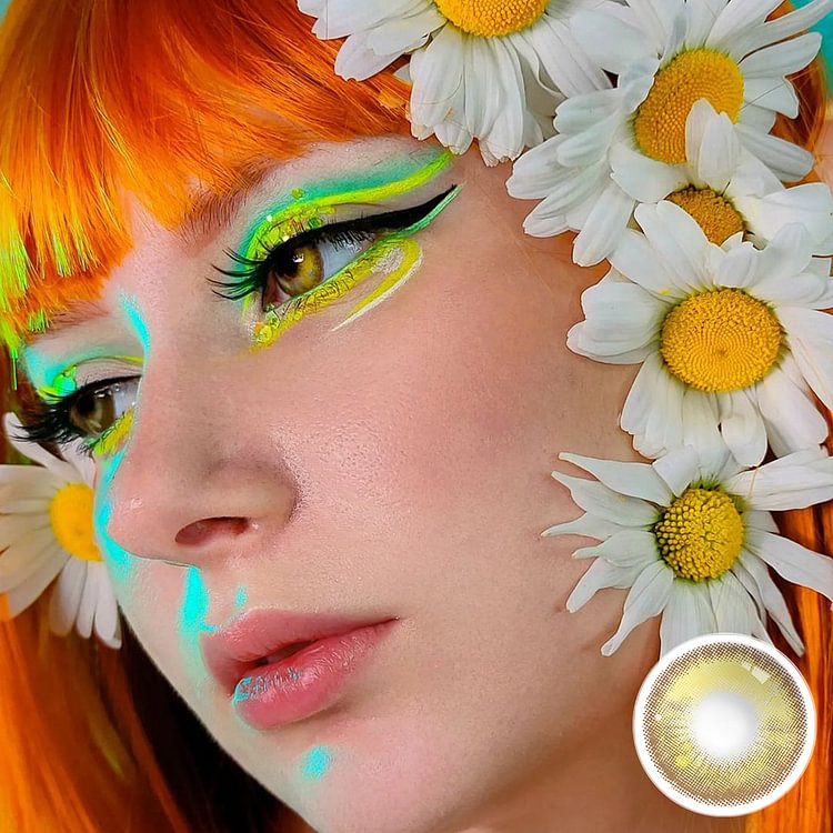 Cardcaptor Yellow Colored Contact Lenses