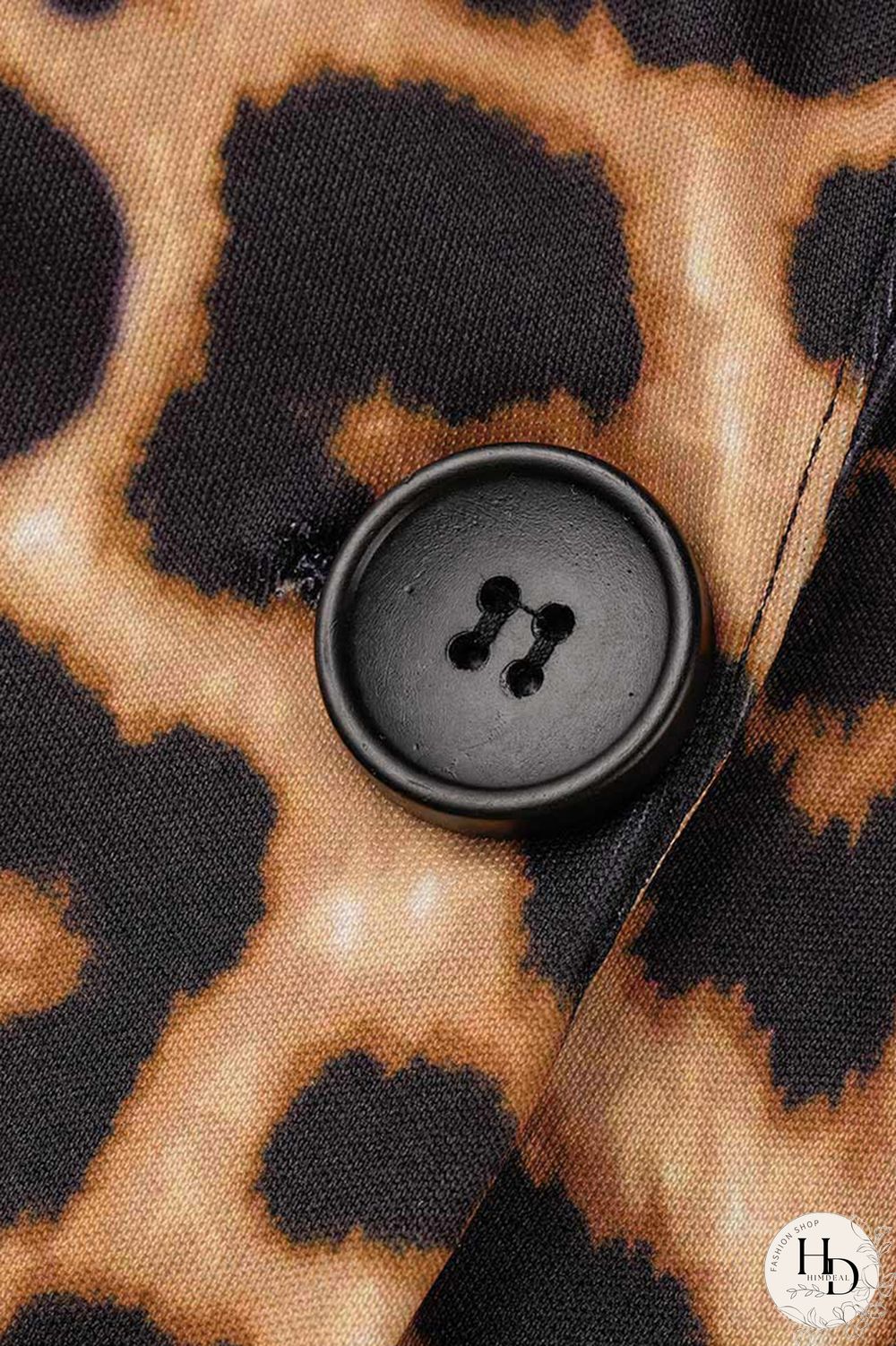 Turquoise Fashion Casual Print Cardigan Pants Turndown Collar Plus Size Two Pieces