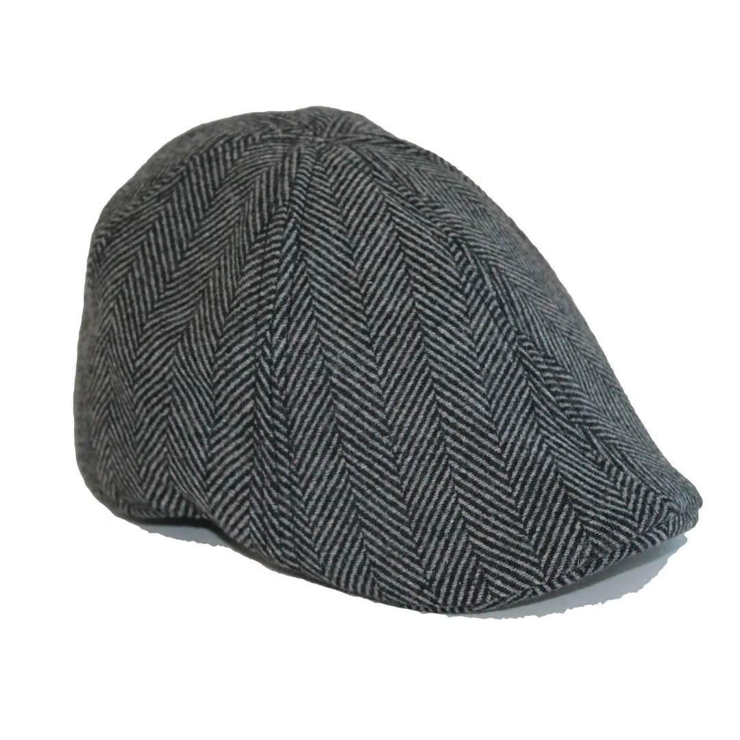 Hatsfashion-The Donnybrook   Cap - Grey Herringbone