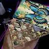 2pcs DIY 5d Diamond Painting Acryl Schmuckschatulle Kit für Erwachsene (Schmetterling)