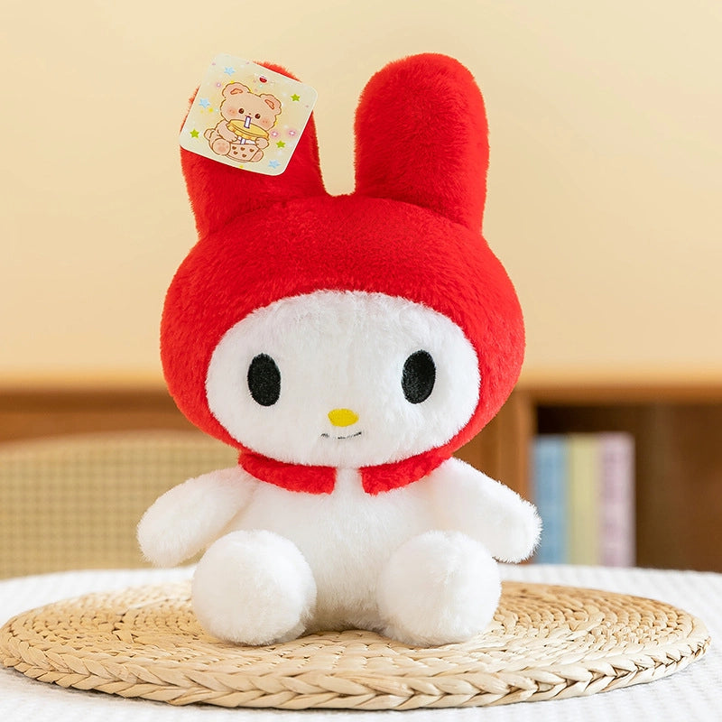 Bubble Mart Paradise Rab Plush Large Capacity Cute Tote Bag Embroidered Shoulder Bag Handbag