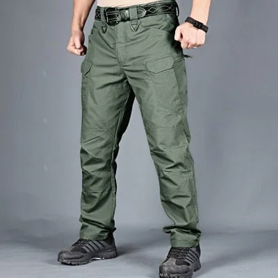 Tactical Cargo Pants Men Military Waterproof SWAT Combat Trousers Male Multiple Pocket Breathable Army Pant Mens Work Joggers