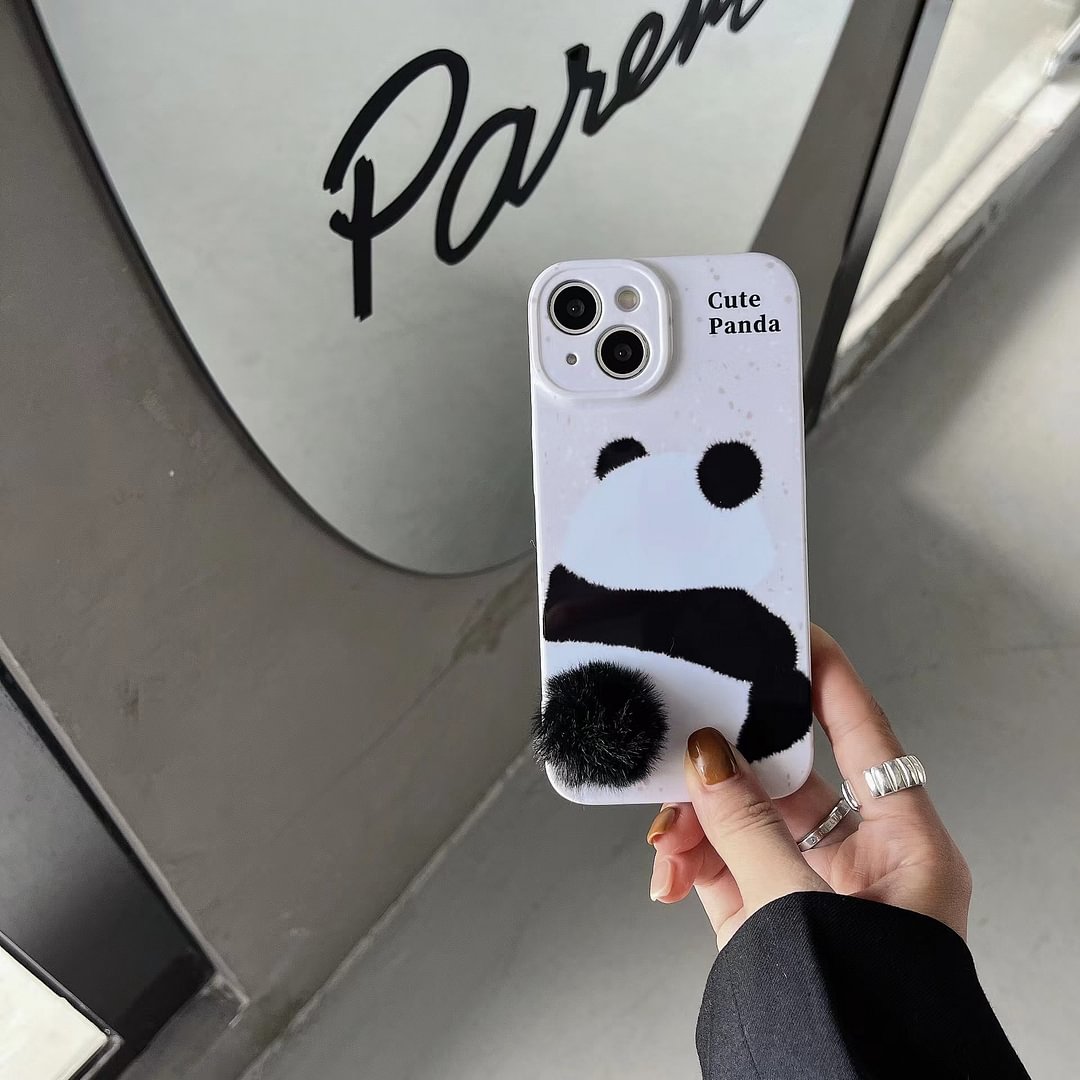 Pompom Animal Tail Phone Case