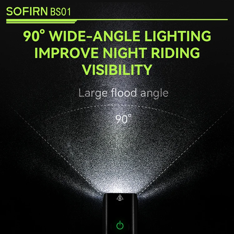 Sofirn BS01 LED Bike Light 2000 Lumens USBC Rechargeable Bicycle Light