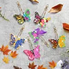 6Pcs DIY Diamond Painting Butterfly Keychain
