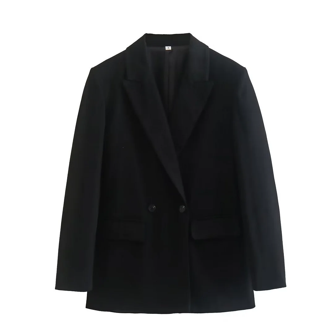 Zingj 2025 Women's Wear Street Fashion Temperament Two-Button Suit Jacket Jacket A8BS9584