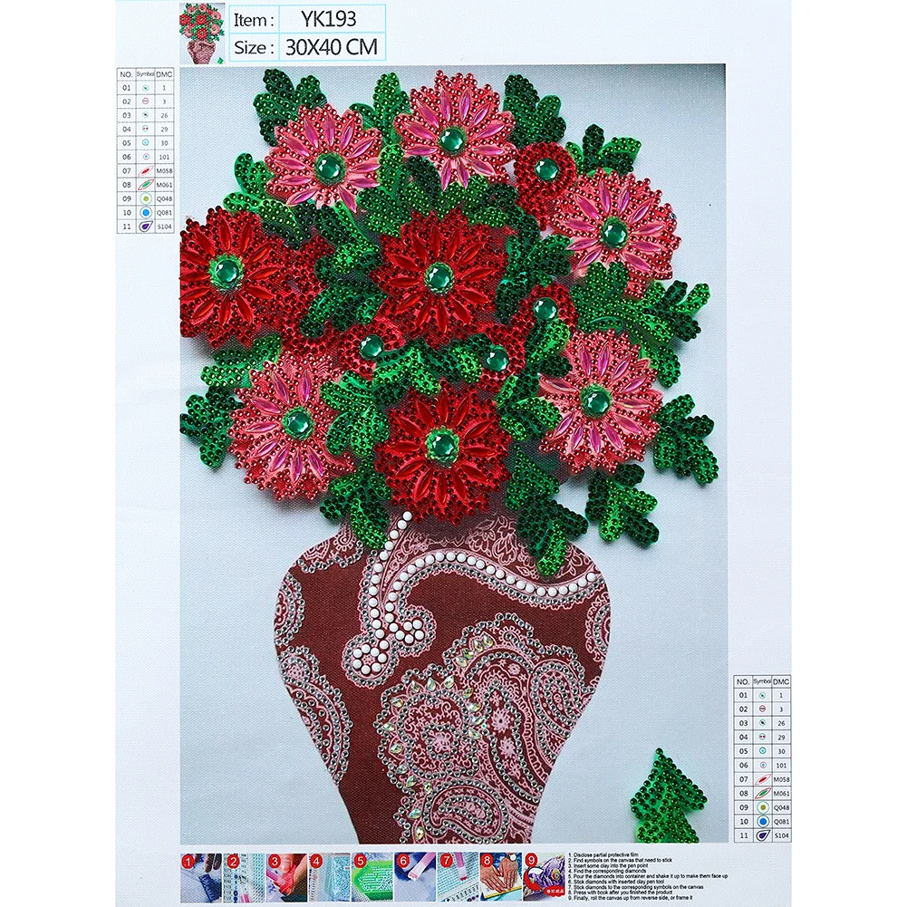 Diamond Painting - Special Shaped Drill - Flower