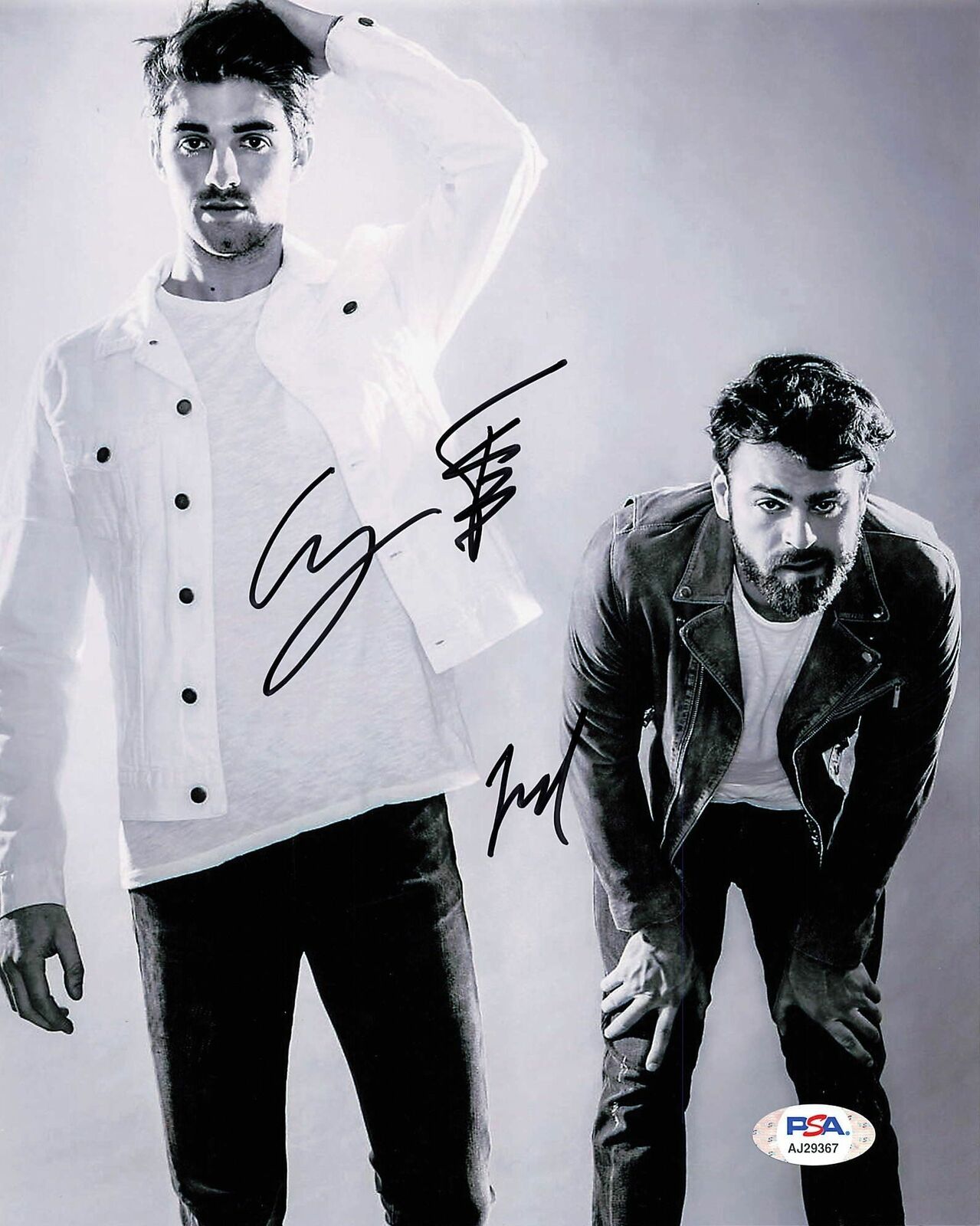 ALEX PALL ANDREW TAGGART signed 8x10 Photo Poster painting PSA/DNA Autographed Chainsmokers