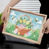 Diamond Painting Wooden Trays With Handle - Easter