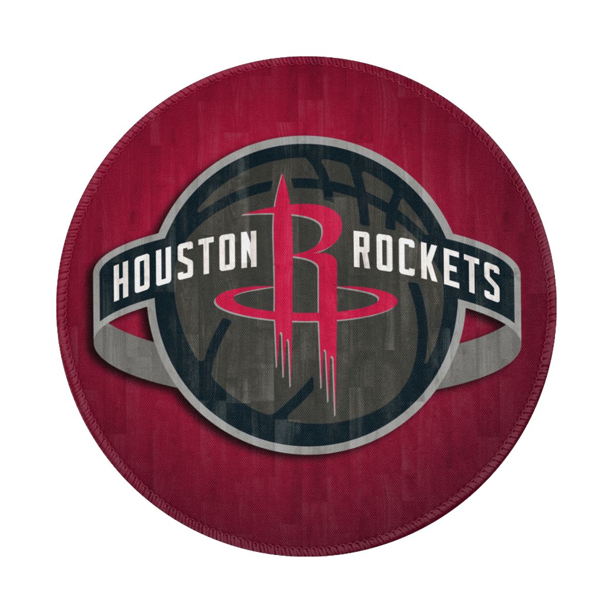 Houston Rockets  Basketball Round Non-Slip Thick Rubber Modern Gaming Mousepad