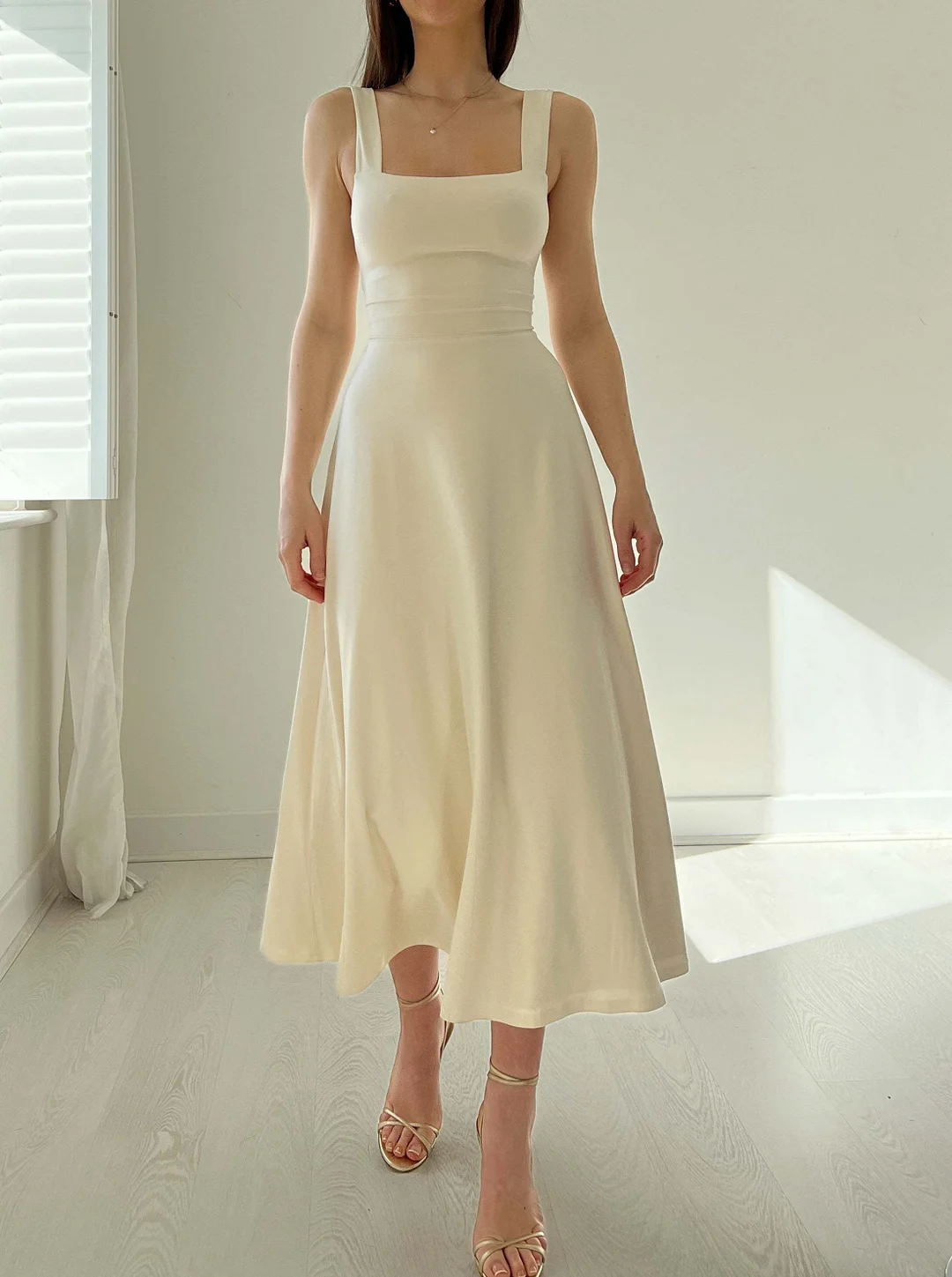 🔥Last Day 51% OFF🔥Fashionable Off-Shoulder Bodycon Waist Cinching Dress