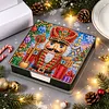 Christmas Nutcracker DIY PU Diamond Painting Note Box 160 Papers Memo Box
