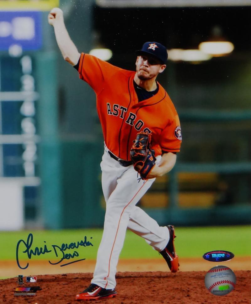 Chris Devenski Autographed Houston Astros 8x10 PF Photo Poster painting Pitching- Tristar Auth *